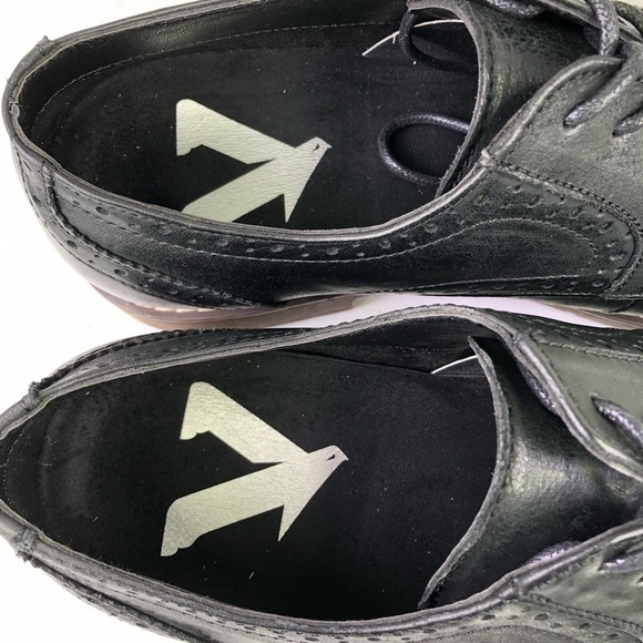 Vance Co Warren Black Oxford Dress Shoes - Picture 9 of 9